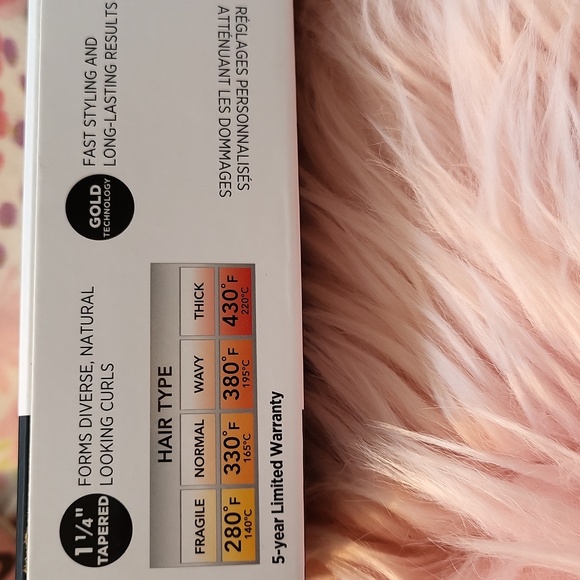 Brand New HOT TOOLS GOLD LARGE TAPERED WAND- 1 1/4" - Picture 4 of 4